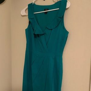 Jcrew green dress